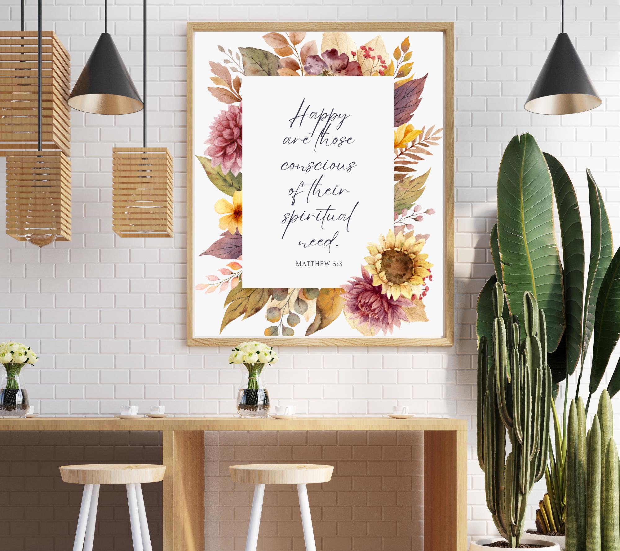 2026 JW Year Text Matthew 5:3 Happy Are Those Conscious of Their ...