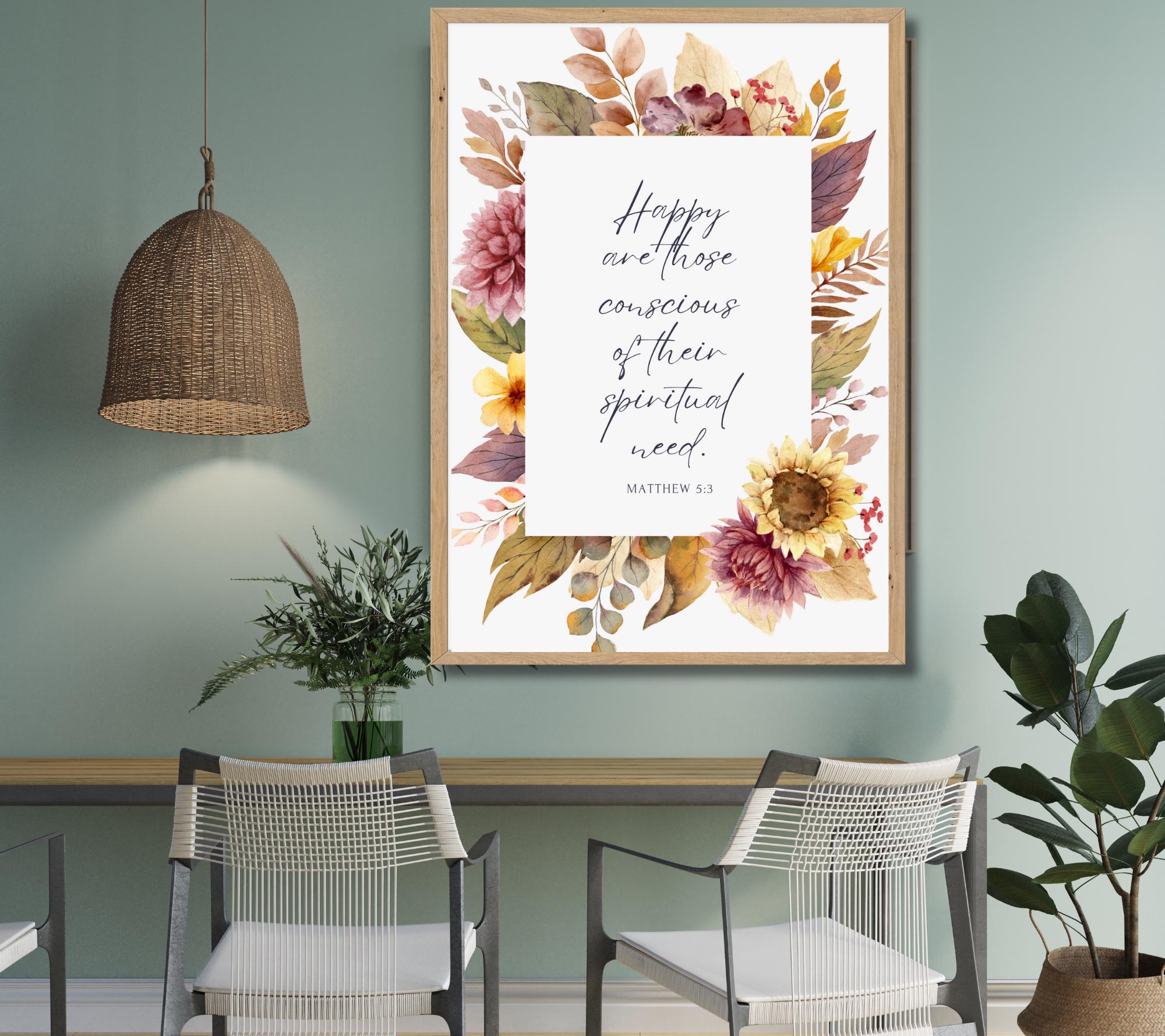 2026 JW Year Text Matthew 5:3 Happy Are Those Conscious of Their ...