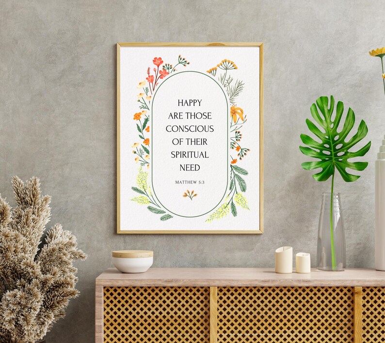 2026 JW Year Text Matthew 5:3 Happy Are Those Conscious of Their ...