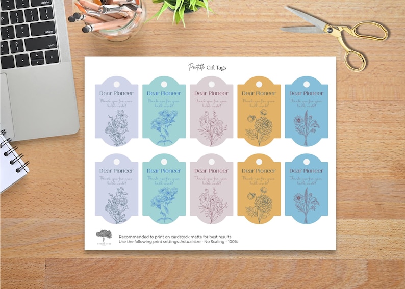 Printable Dear Pioneer Gift Tags | JW Regular Pioneer Appreciation Tags ...