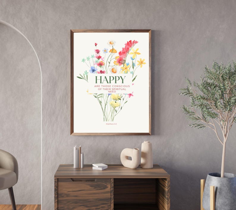 2026 JW Year Text Matthew 5:3 Happy Are Those Conscious of Their ...