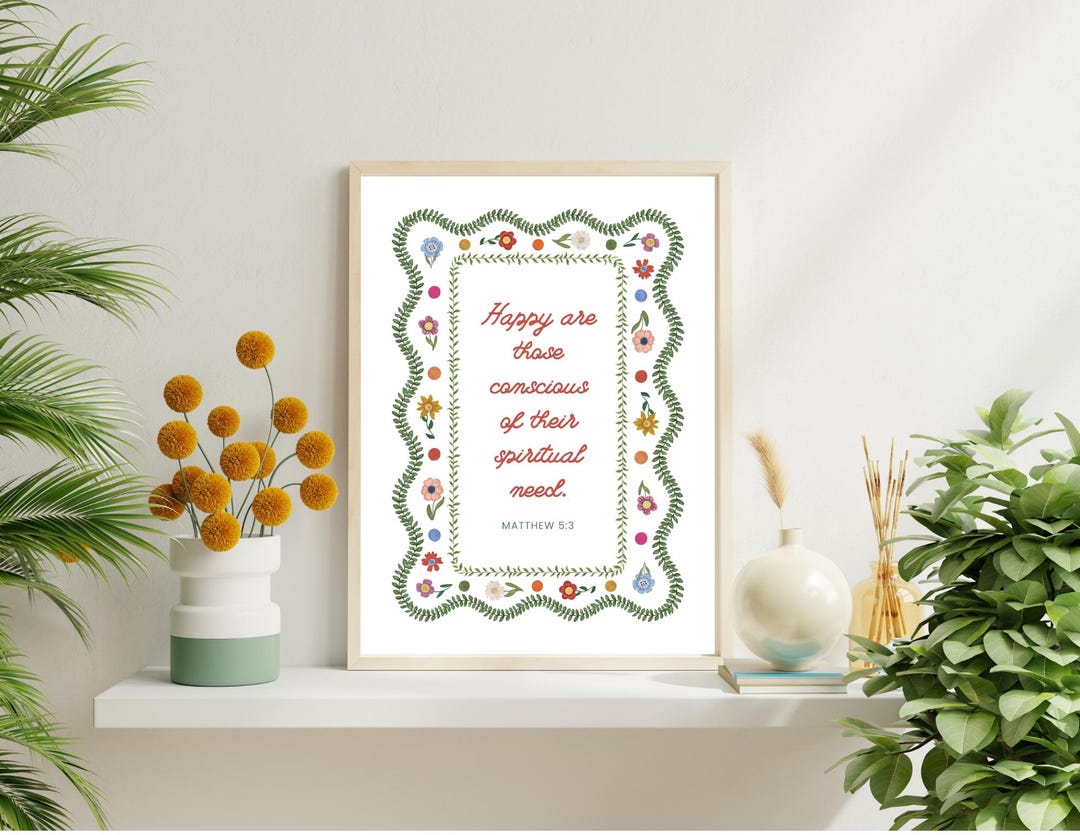 2026 JW Year Text Matthew 5:3 Happy Are Those Conscious of Their ...