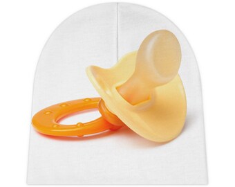 Pacifier Baby Beanie (AOP)