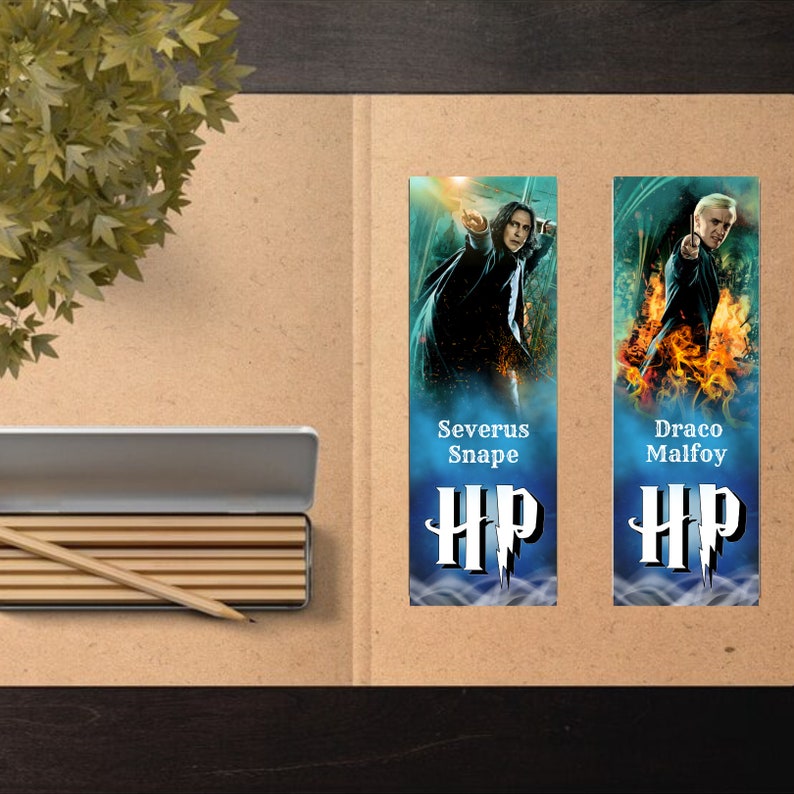 Set of 10 HP Digital Bookmarks Ultimate Wizarding Collection, PNG ...