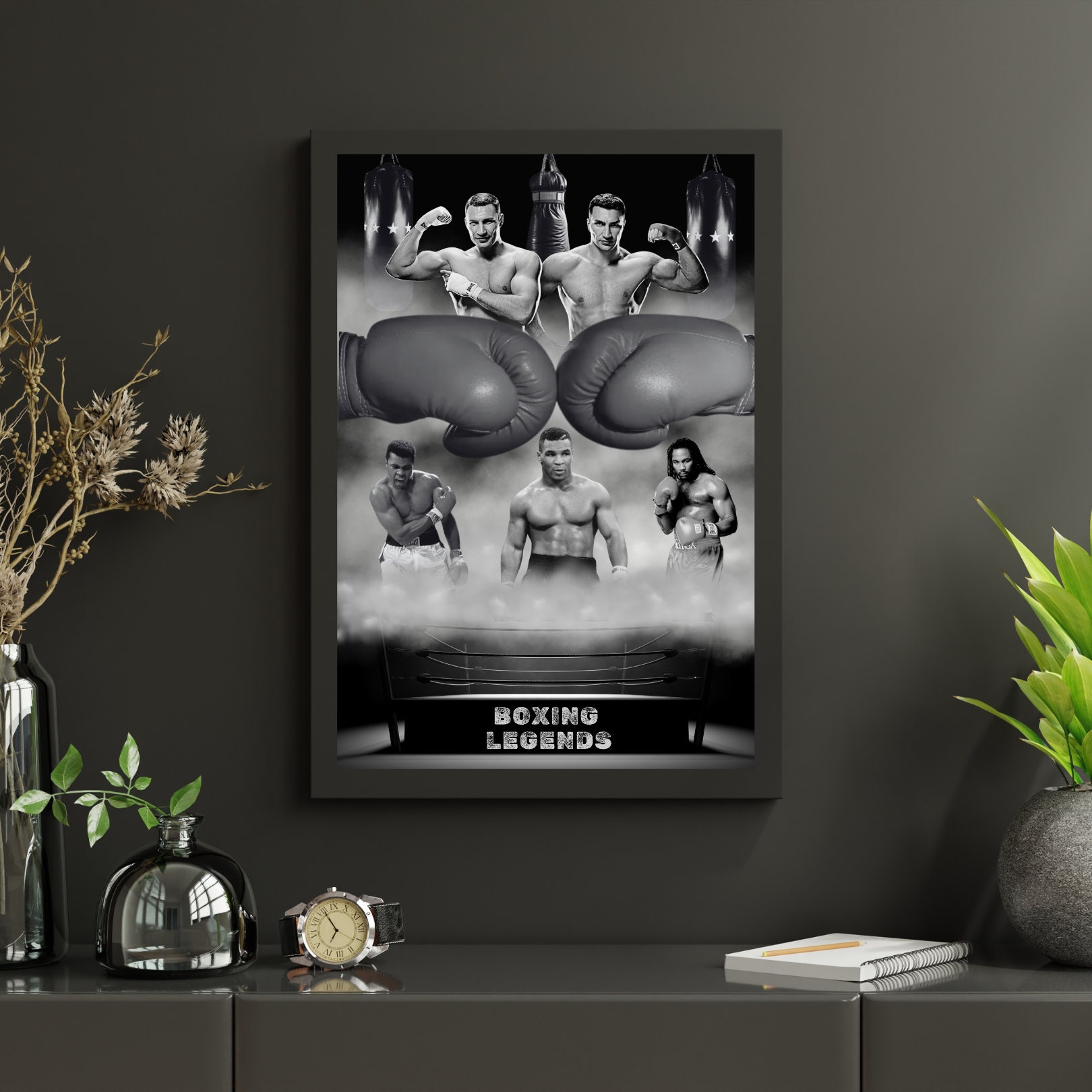 Legends of the Ring: Iconic Boxing Poster, Vintage Sport Poster ...