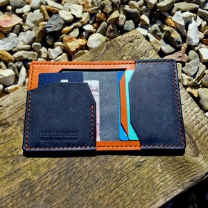 The Taconite Portemonnaie, handgefertigte Ledergeldbörse aus pflanzlich gegerbtem Leder. Geschenke für Sie und Ihn. Handgemachter Süden in Yorshire UK.