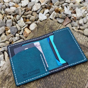 The Taconite Portemonnaie, handgefertigte Ledergeldbörse aus pflanzlich gegerbtem Leder. Geschenke für Sie und Ihn. Handgemachter Süden in Yorshire UK.