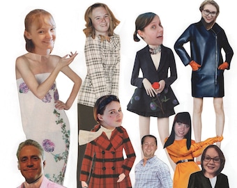 Whimsical Family Paper Dolls: JPEG & PNG Printables (Instant Download)