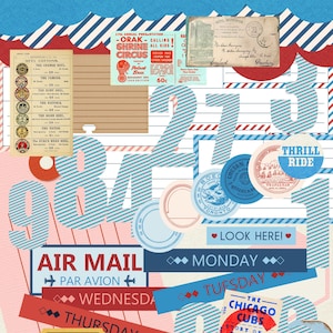 Ephemera Kit #2: Printable Collage Fodder (Digital Download)