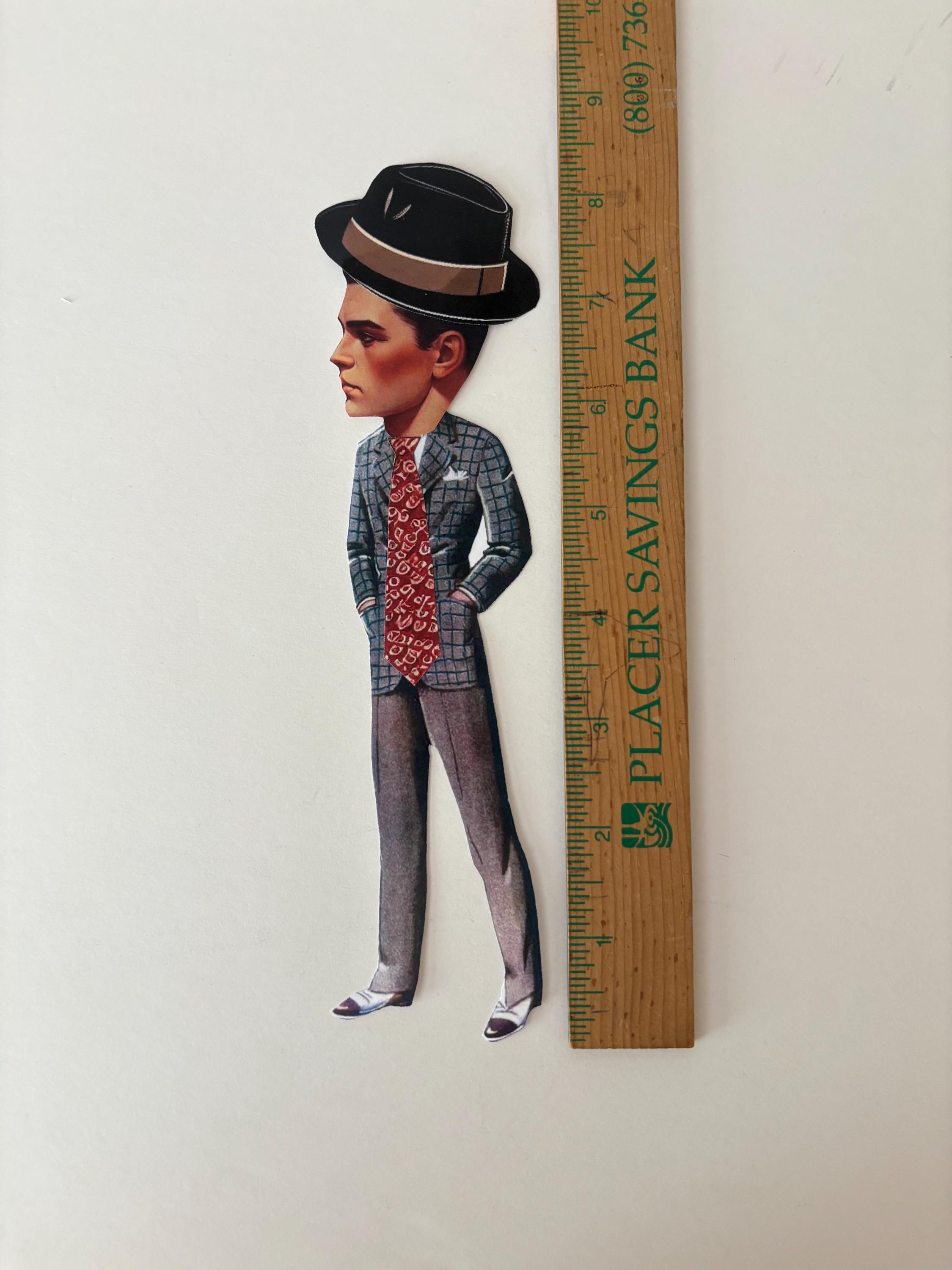 Mixed Media Men Paper Dolls: Collage, Scrapbooking, Altered Art (7-11.5 ...