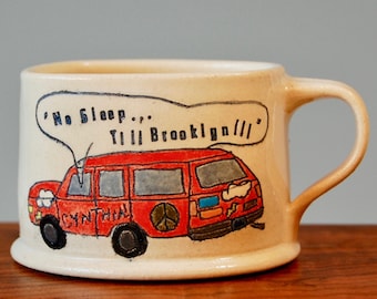 No Sleep Till Brooklyn Mug (Red)