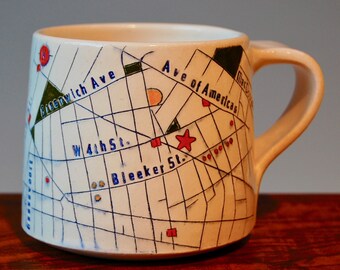 Greenwich Village Map Mug (No. 2)