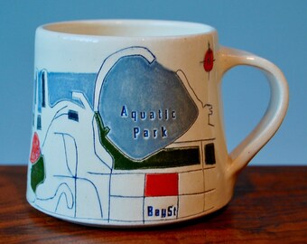 Aquatic Park - San Francisco Map Mug