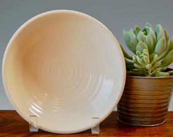 White Textured Plate