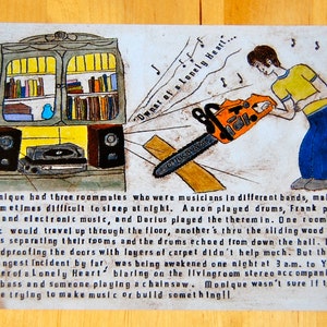 Carte postale grand volume