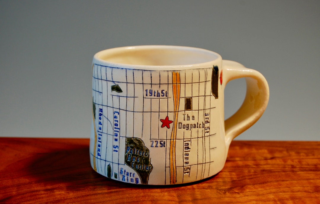 Dogpatch Map The Dogpatch - San Francisco Map Mug - Etsy