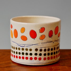 Patterned Dots Mug Orange image 3