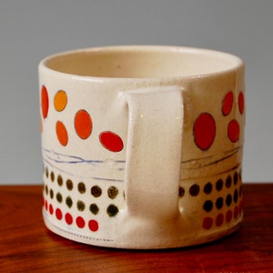 Patterned Dots Mug Orange image 5