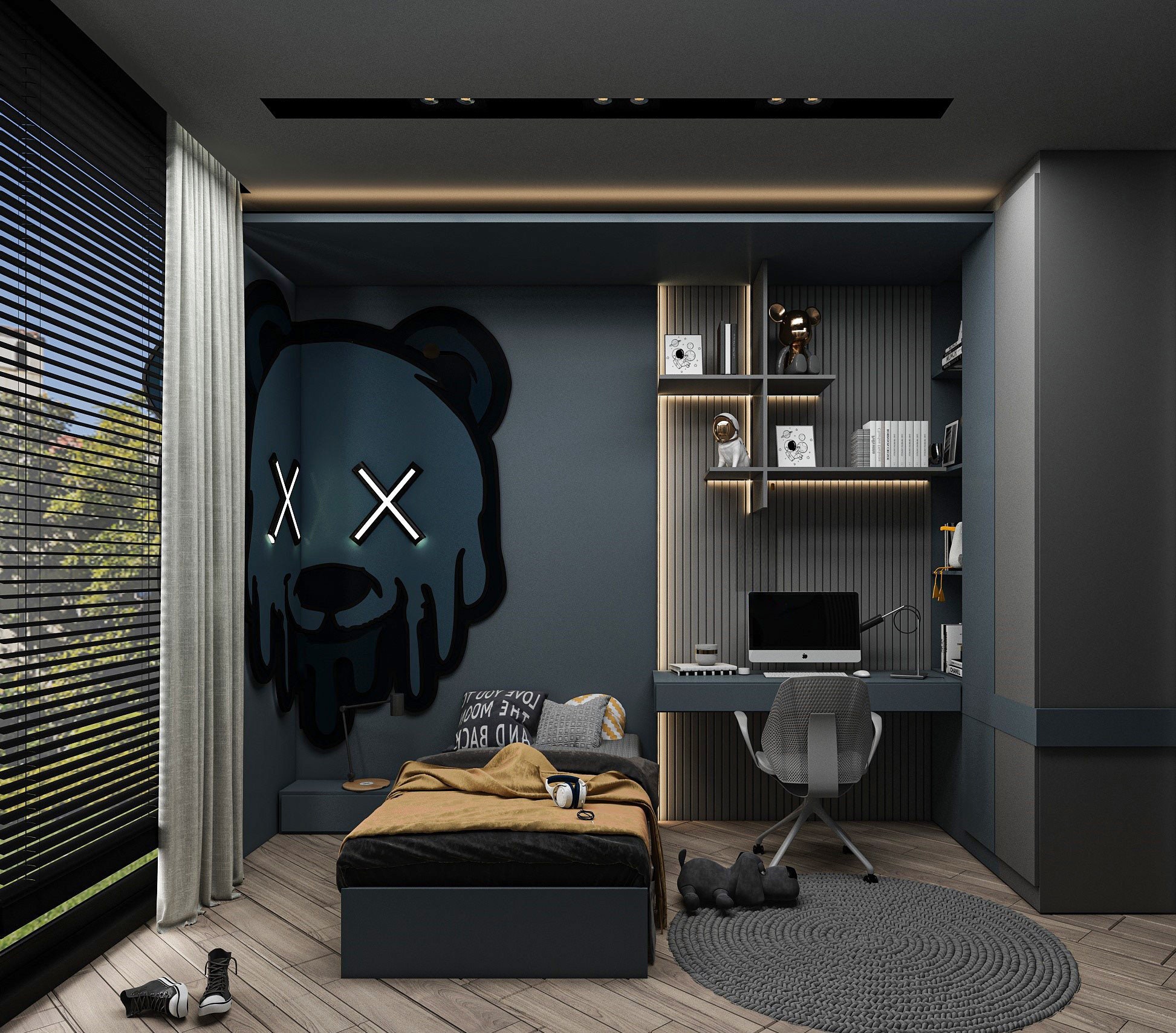 Boy's Room Design, Teenage Boy Room Design, Kids Room Design, Custom ...