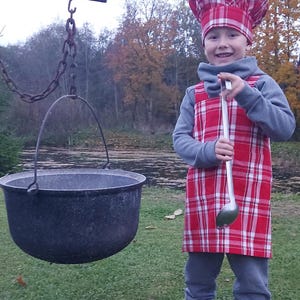 Simple Children&#39;s Apron Sewing Pattern PDF | DIY Apron for Ages 2-11 | Japanese-Inspired Digital Download