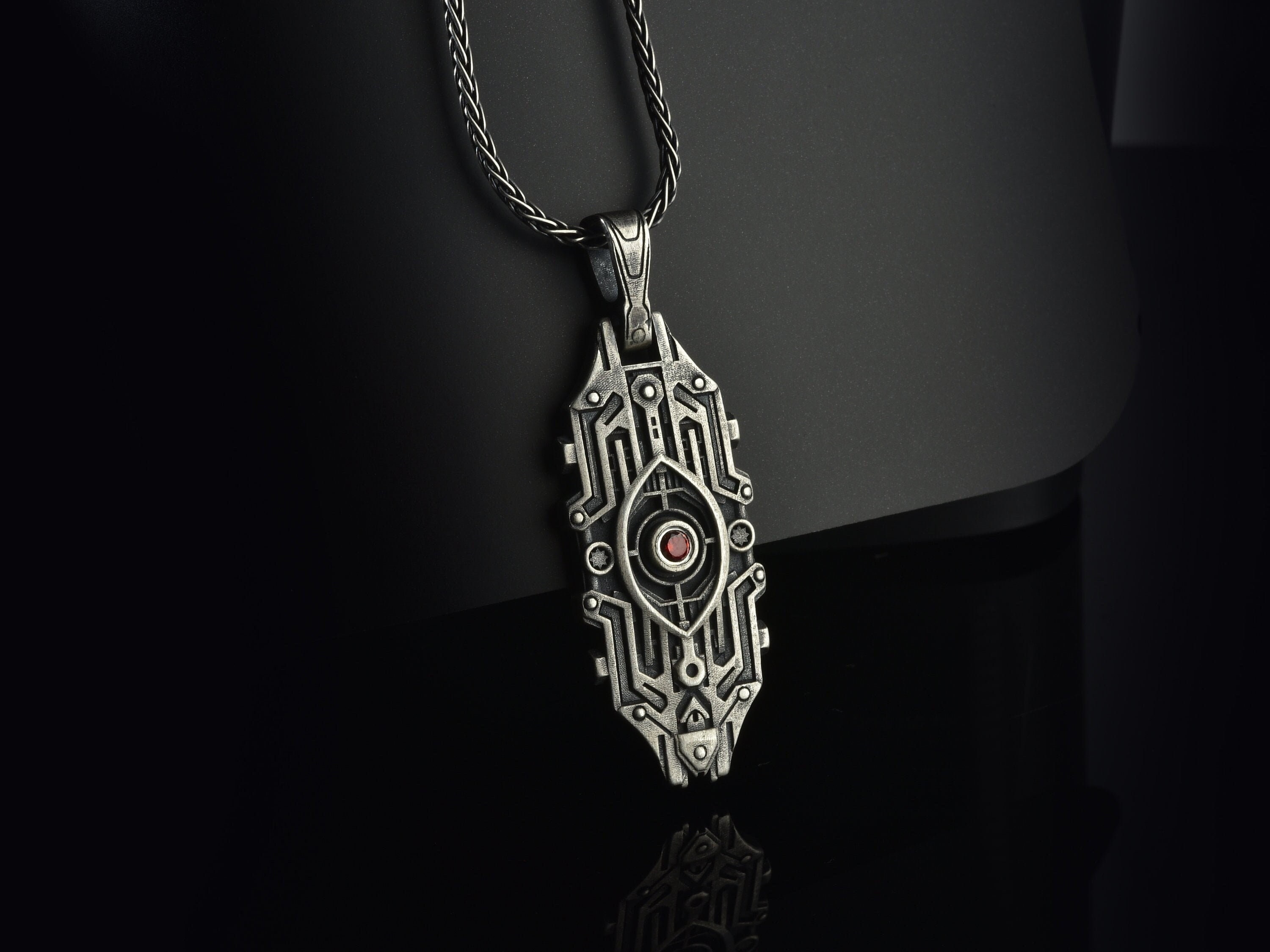 ★MIDNIGHT MOMENT.★ cosmic big necklace silver cosmic big necklace - silver - midnightmoment | 60% - Asian