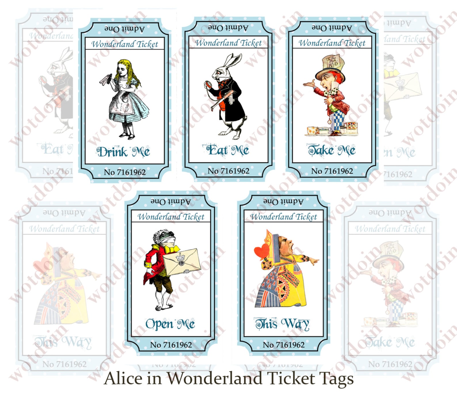 Printable Alice in Wonderland Drink Me Eat Me Tags Tea Partys - Etsy