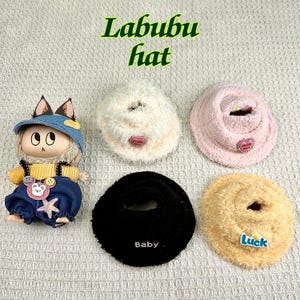 Lafufu chapeau en peluche lafufu chapeau seau en peluche lafufu mignon chapeau lafufu pêcheur chapeau lafufu casual chapeau labubu mignon pêcheur
