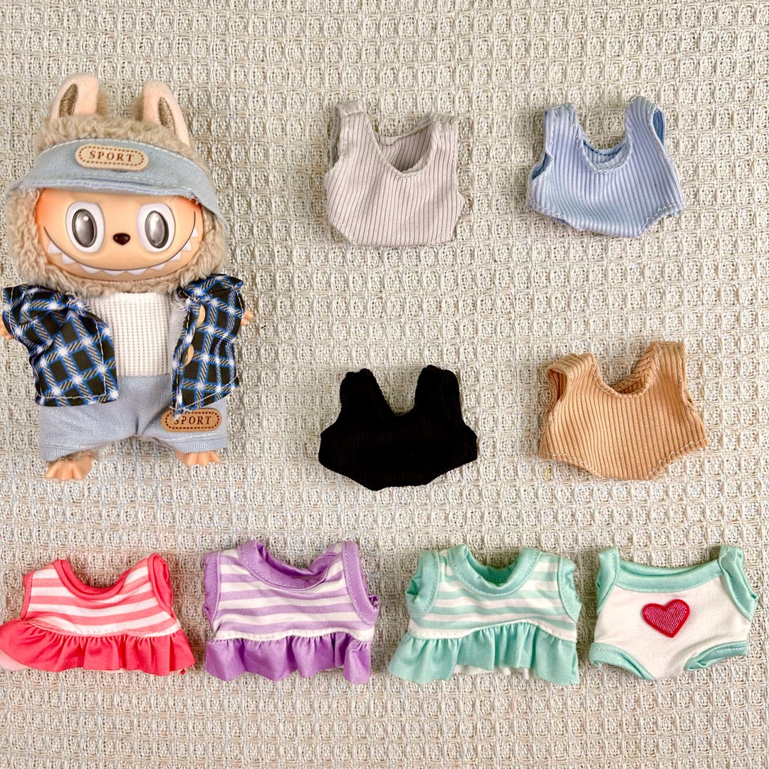 Labubu Cute Swimsuit Labubu Solid Color Vest Labubu Cute Bottoming ...