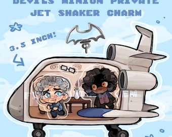 VOORBESTELLEN | IWTV Armand & Daniel Devils Minion Privévliegtuig Shaker Charm