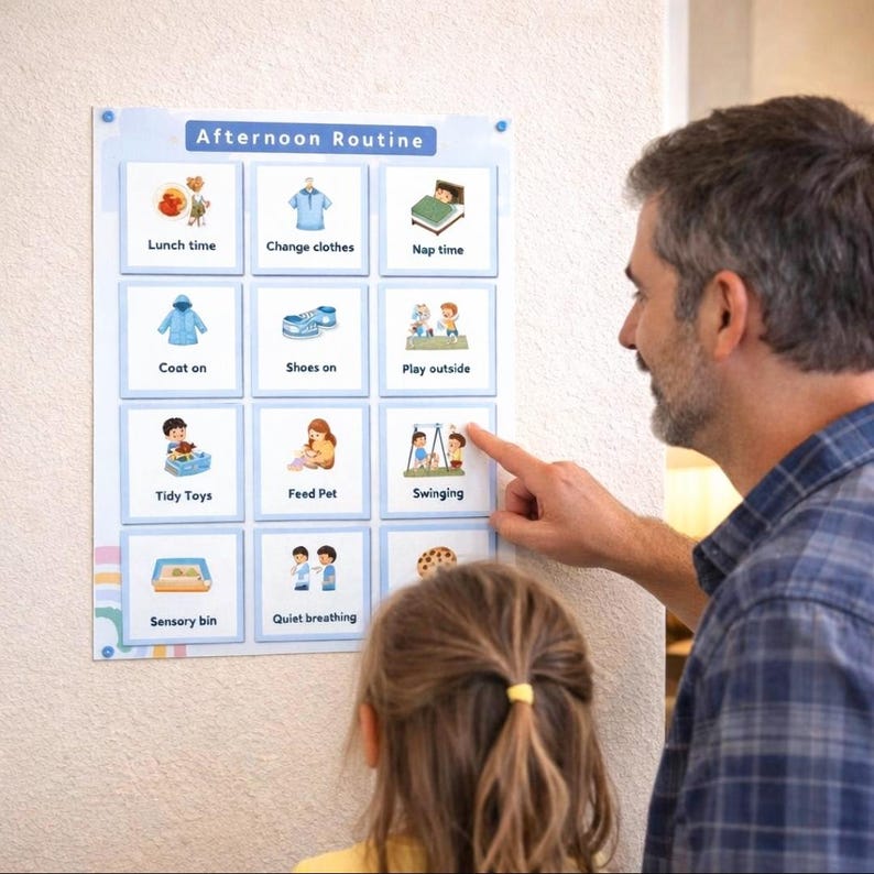 Visual Daily Routine Cards for Autistic & ADHD Children image 12