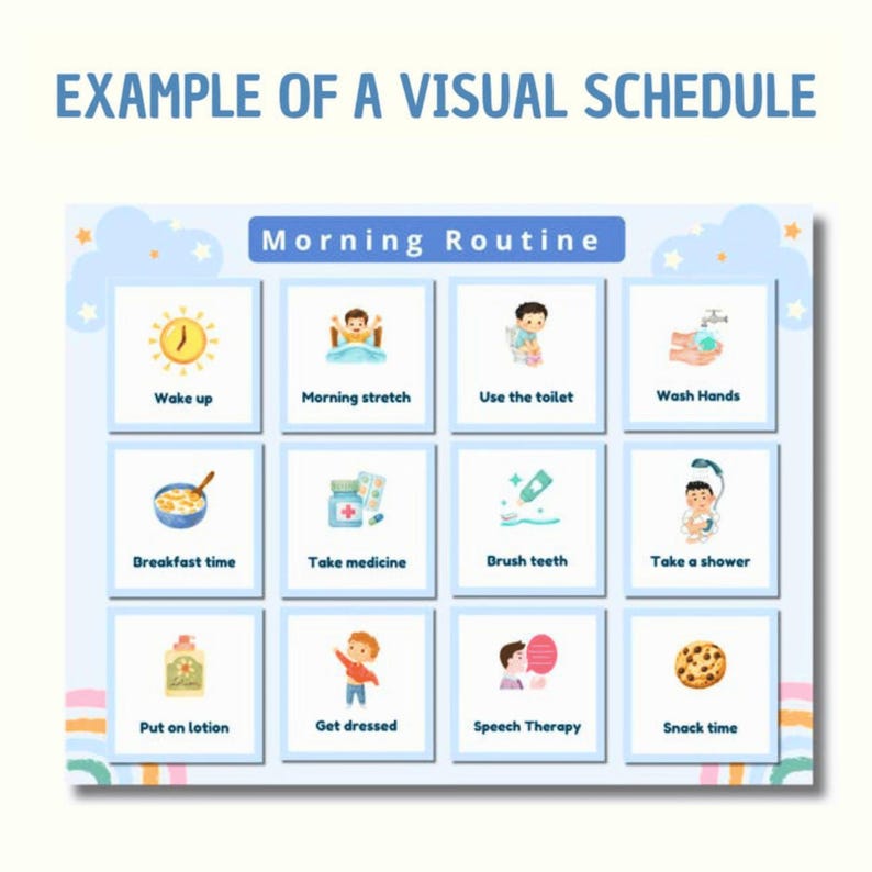 Visual Daily Routine Cards for Autistic & ADHD Children image 13