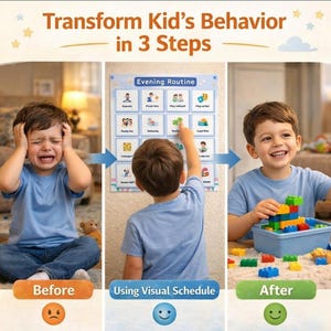 Visual Daily Routine Cards for Autistic & ADHD Children image 15