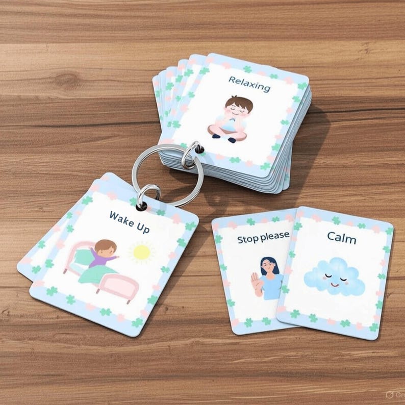 Autism Care Progress Planner: Visual Cards, Behavior Tracker (Printable & Digital) image 20