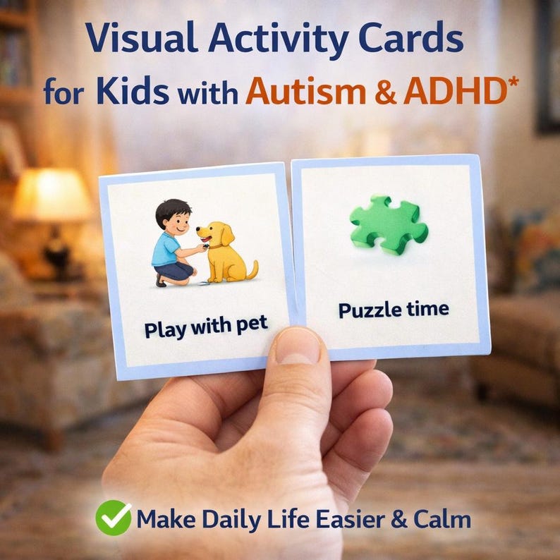 Visual Daily Routine Cards for Autistic & ADHD Children image 5