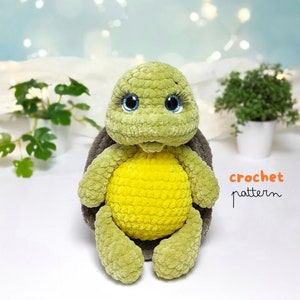 Turtle Crochet PATTERN Amigurumi turtle pattern