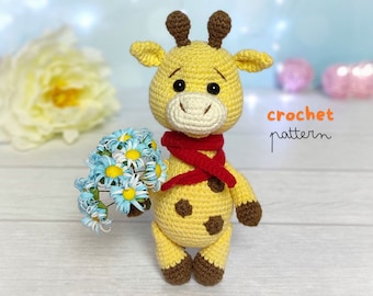 Giraffe Crochet Pattern Amigurumi animals