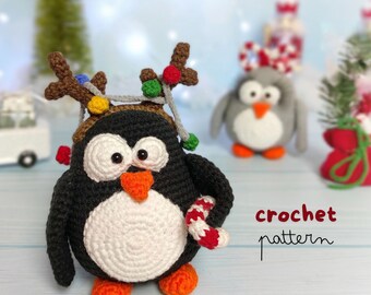 Penguin crochet pattern AMIGURUMI penguin