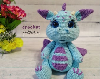 Dragon Crochet PATTERN Amigurumi Dragon toys