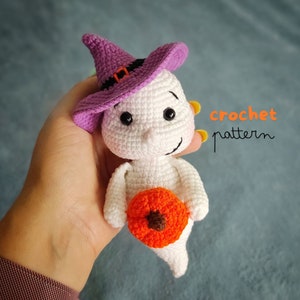 GHOST crochet pattern Halloween Amigurumi GHOST