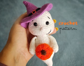 GHOST Häkelanleitung Halloween Amigurumi GHOST