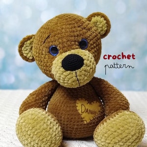Häkelanleitung Teddy Bär/Plüsch Bär/Bär Amigurumi Bär