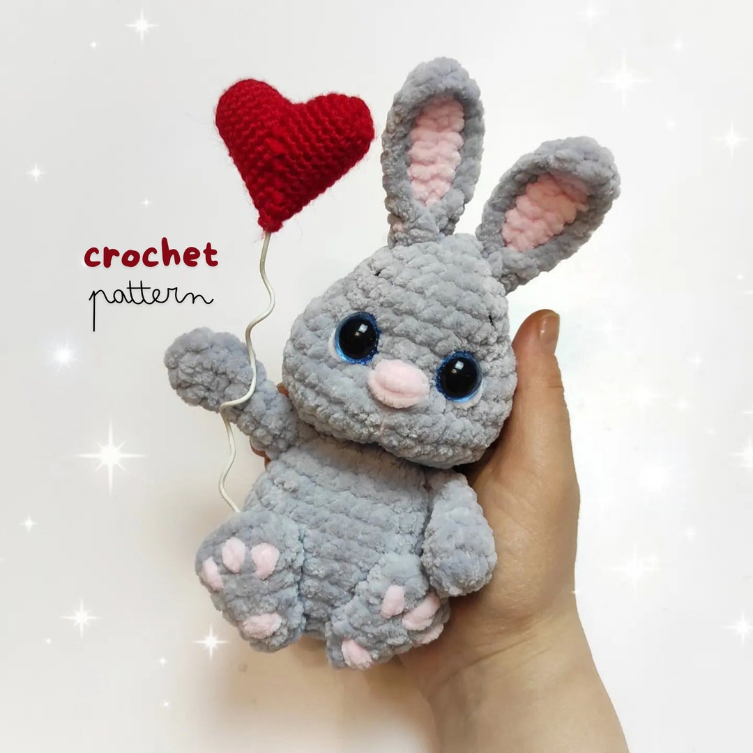 Bunny Crochet PATTERN Amigurumi Plush Bunny PDF - Etsy
