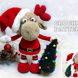Moose Crochet pattern Amigurumi moose