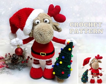 Moose Crochet pattern Amigurumi moose