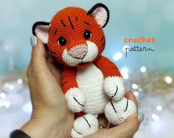 Tiger Crochet PATTERN Amigurumi animals