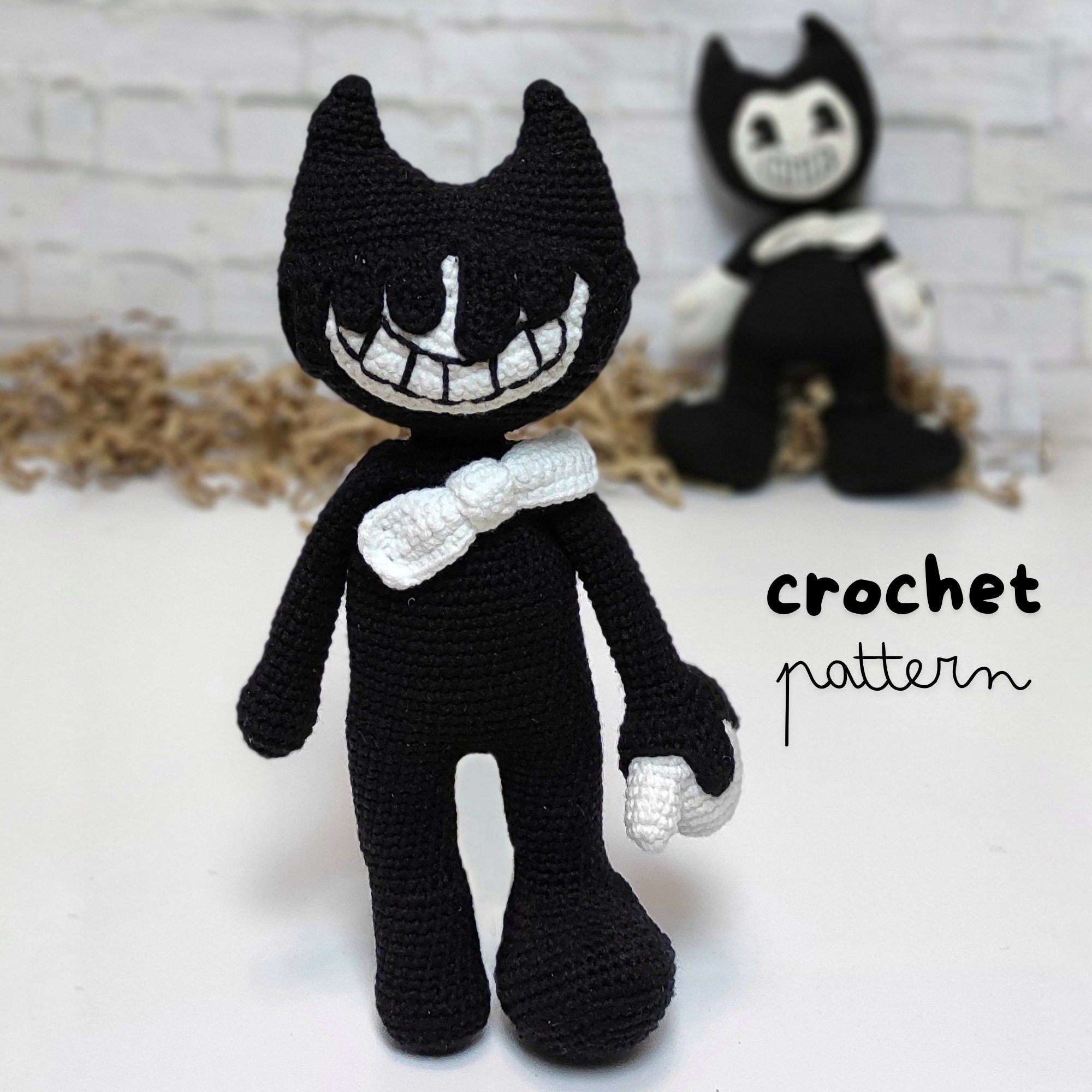 Inky Bendy Plush Doll Pattern Inky Bendy Plush Bendy And The Ink