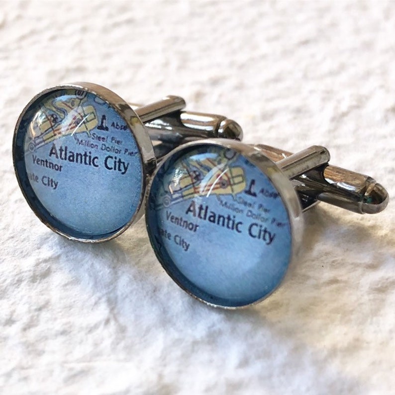 Little Rock Arkansas Map Cufflinks