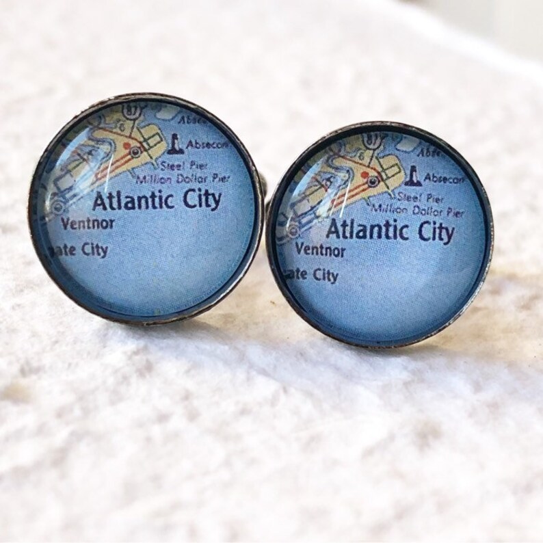 Little Rock Arkansas Map Cufflinks