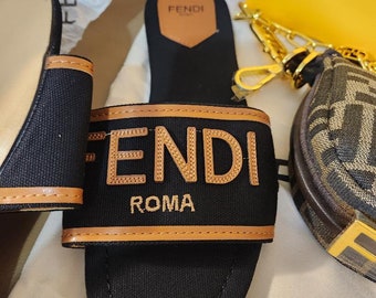 Fendi Roma Flip Flops Sandals
