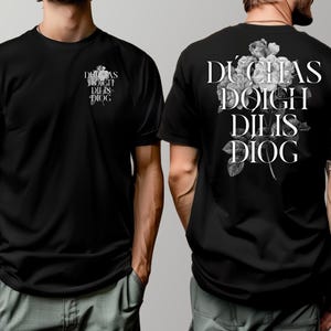 Irisches Erbe Stärke Loyalität gälische Sprache Druck tailliertes schwarzes T-Shirt für Herren - Celtic Pride Motivations-T-Shirt - Irland inspiriertes Kleid